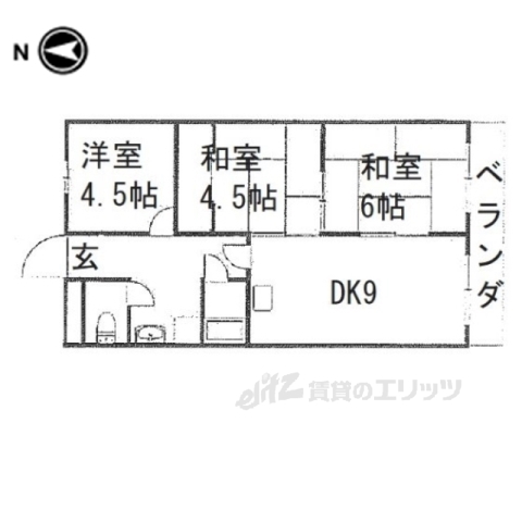 三愛マンションの間取り