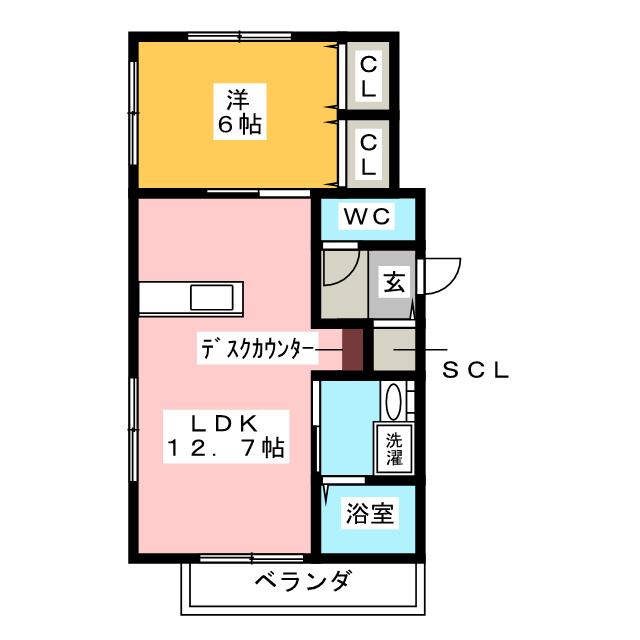 サンサル高蔵の間取り