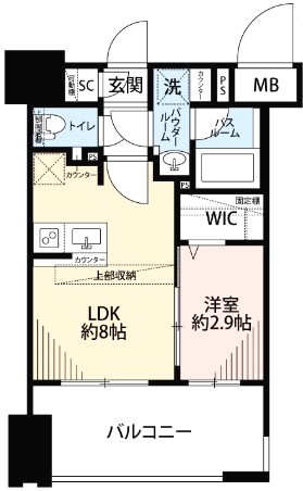 グランフォーレ小倉シティタワーの間取り