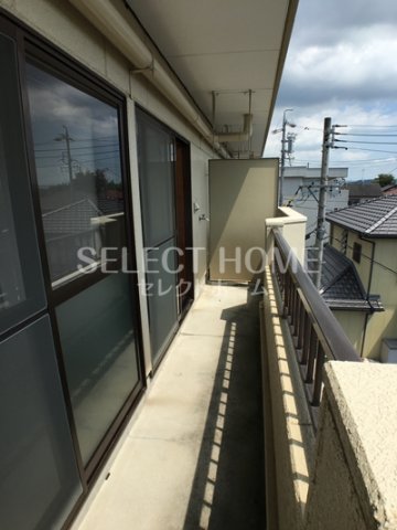 バルコニー　お洗濯にも便利なバルコニー付き