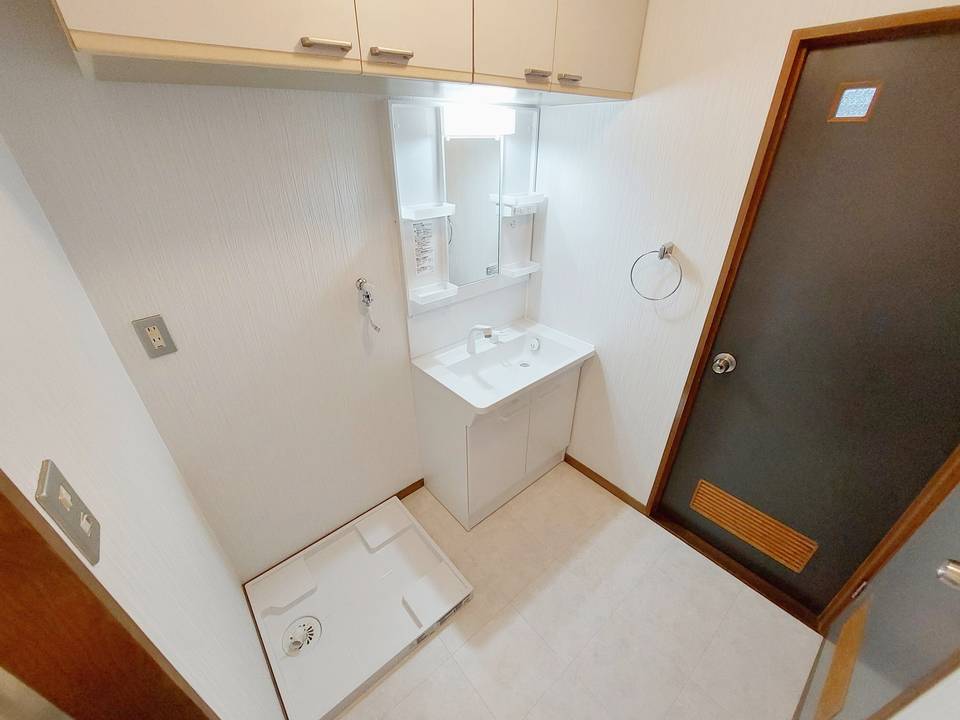 洗面設備　洗濯機置場