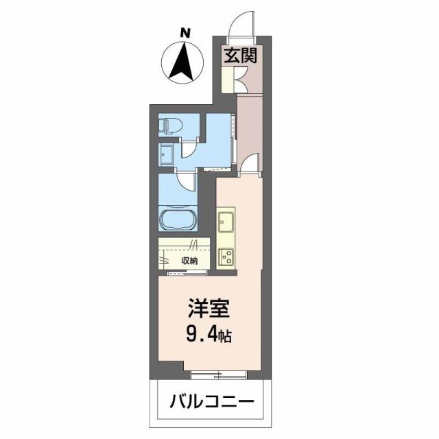 シャーメゾン九品寺の間取り