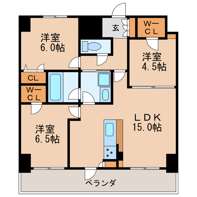 S-RESIDENCE高岳ardentの間取り写真