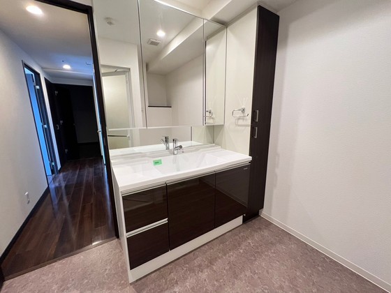 洗面設備　※別の部屋の写真です