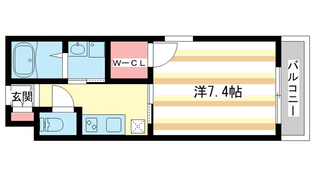 ｋ’ｓＲｅｓｉｄｅｎｃｅ生駒の間取り