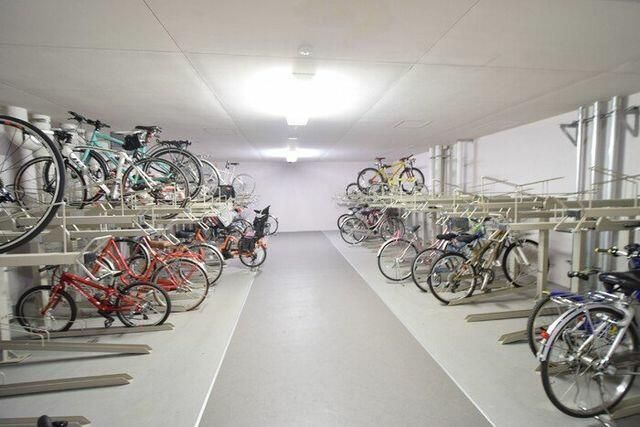 駐車場　駐輪場です