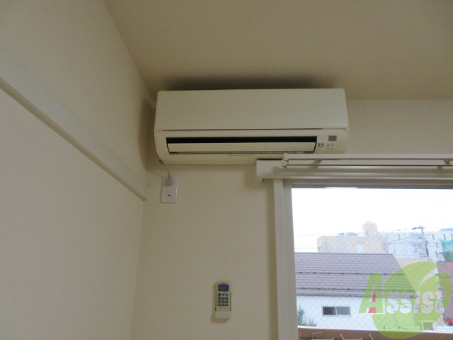 その他設備　エアコン付きなので入居後快適に過ごせます。