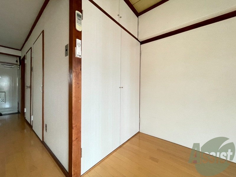 収納　ここに収納があります。収納があると部屋が広く使えます。