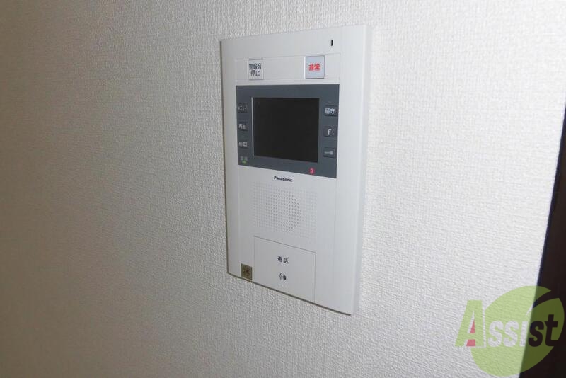 セキュリティ　誰が来たか一目瞭然ですね。