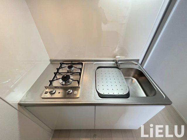 キッチン　二口ガスコンロ※同シリーズ物件の写真になります