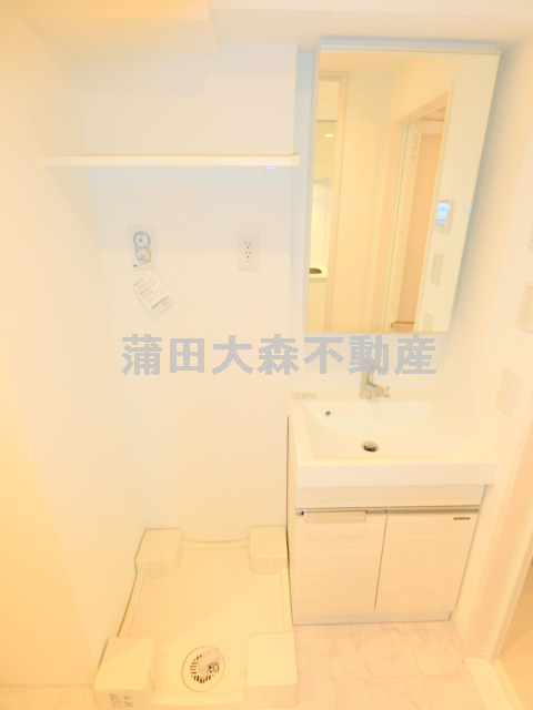 洗面設備　独立洗面台　洗面脱衣所　洗濯機置き場