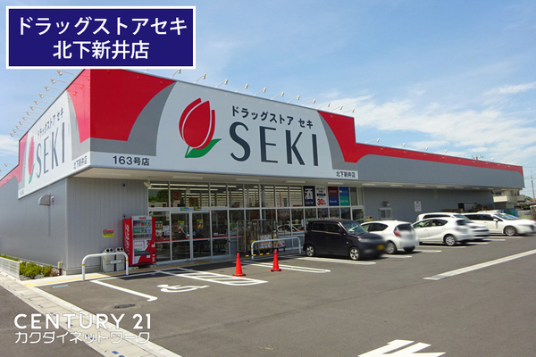 ドラックストア　ドラッグストアセキ北下新井店（ドラッグストア）まで3855m