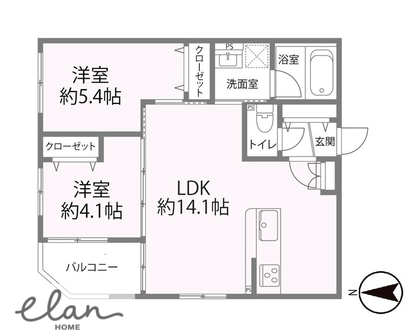 地下鉄千日前線 新深江駅 徒歩8分 3階建 築1年の間取り写真
