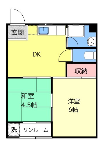 新東ビルの間取り写真