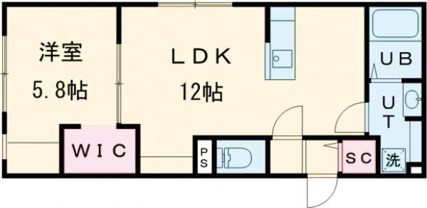 マレッセグレイス富岡の間取り写真
