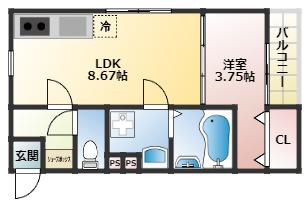 THE NOBLES 周船寺の間取り写真