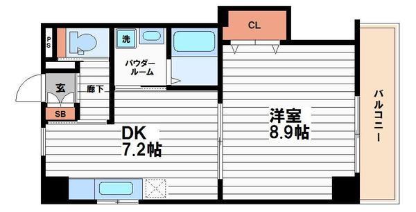 ロジュマン農人橋の間取り写真