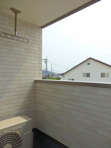 バルコニー　広々としたバルコニーです