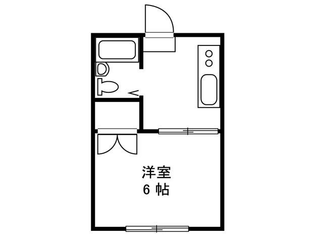 正喜荘の間取り