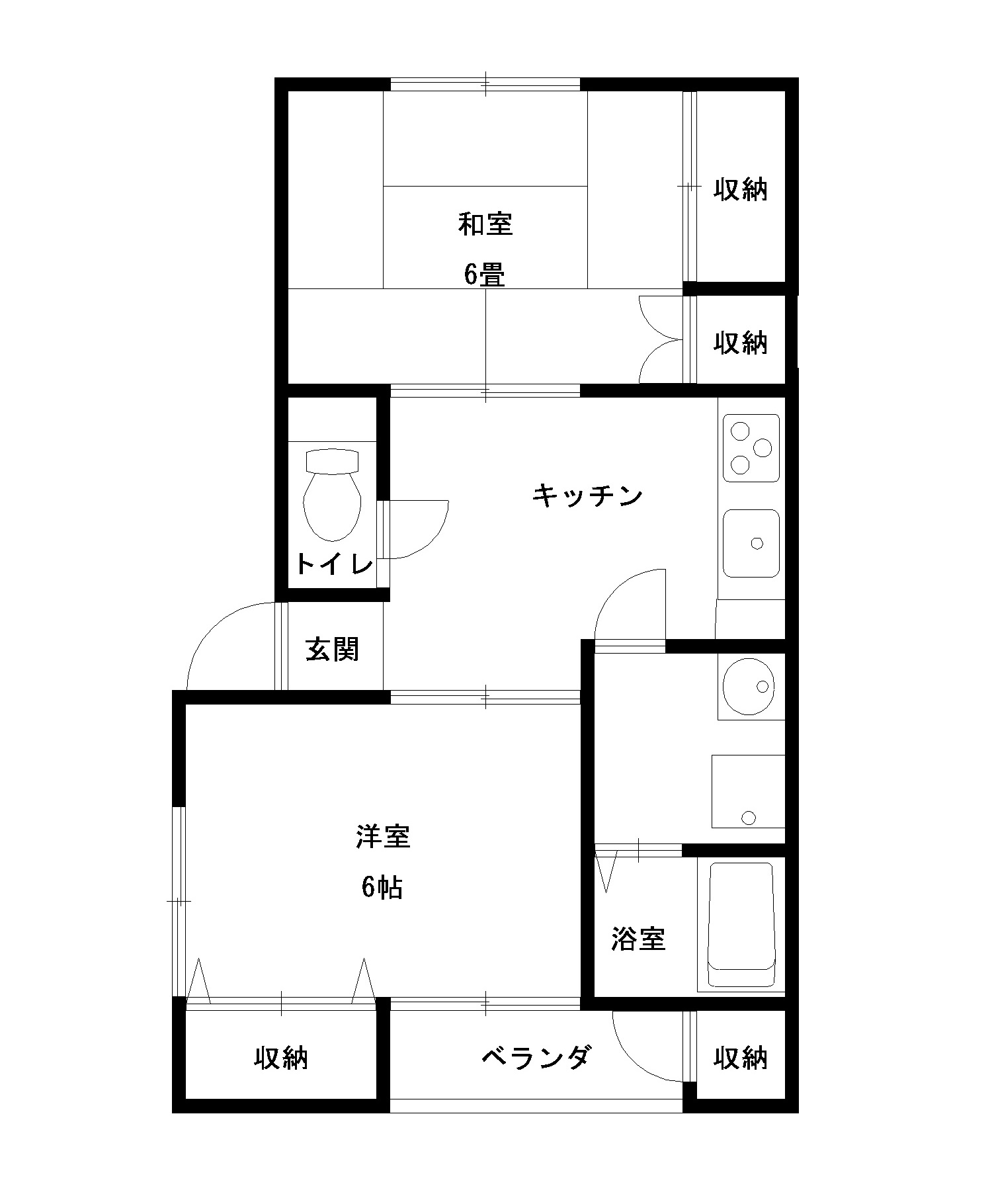 スワハイツ　Bの間取り