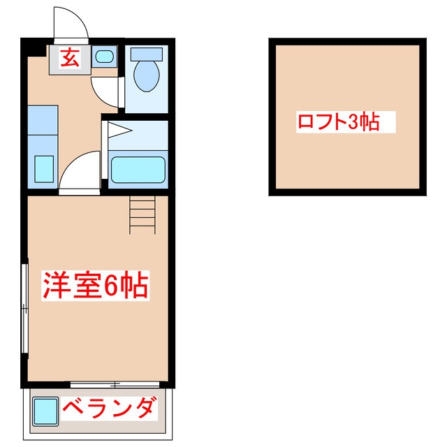 ワイズ荒田の間取り