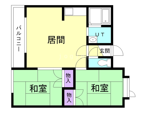 コーポイヤマの間取り