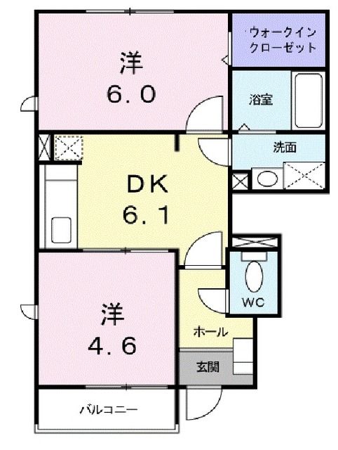 プラートIの間取り