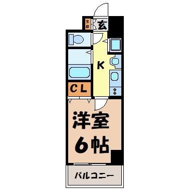 プレサンス泉シティアークの間取り