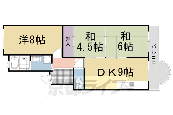 【長岡コーポの間取り】