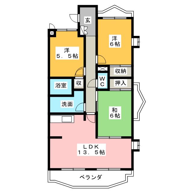 アンシャンテ印場の間取り