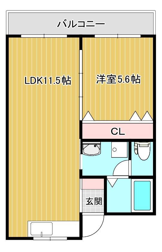 ＦＩＮＥ郡元の間取り