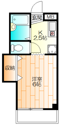 メゾンマツウラの間取り