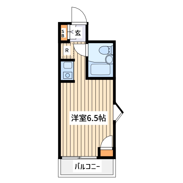 横浜市港北区箕輪町のマンションの間取り