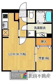 ブランドール新栄東の間取り