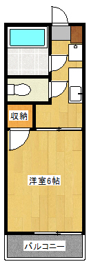 フラットストーン相模の間取り