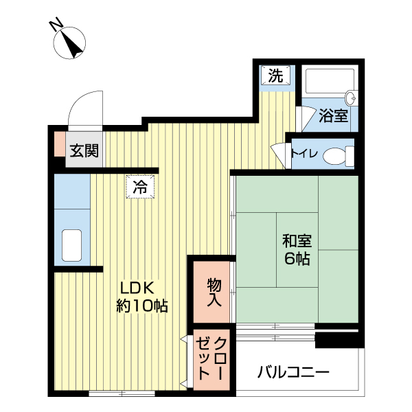 戸田市本町のマンションの間取り