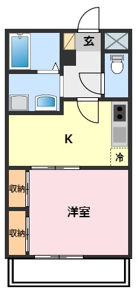 【INSURANCE　BLDG　ＸＶの間取り】