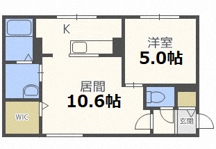 ラフレーズ学園前の間取り