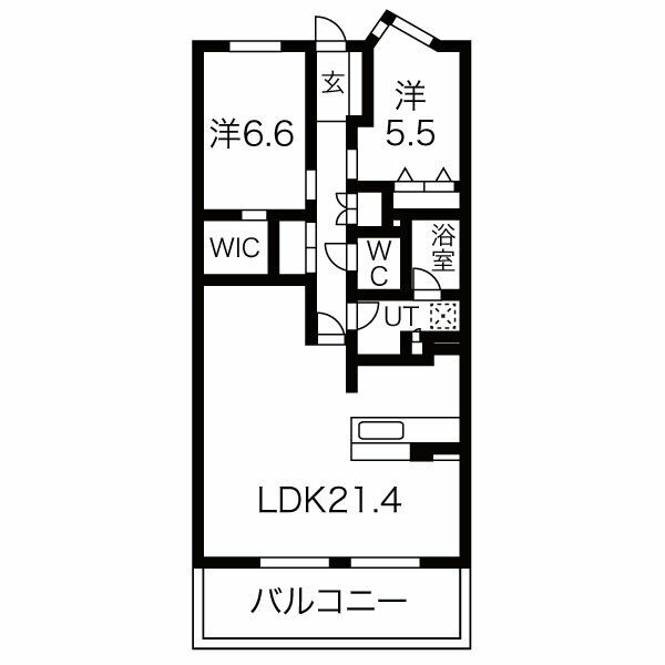 岡崎ウィズスクエアの間取り