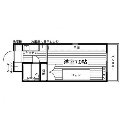 STUDENT JURAKU Part２の間取り