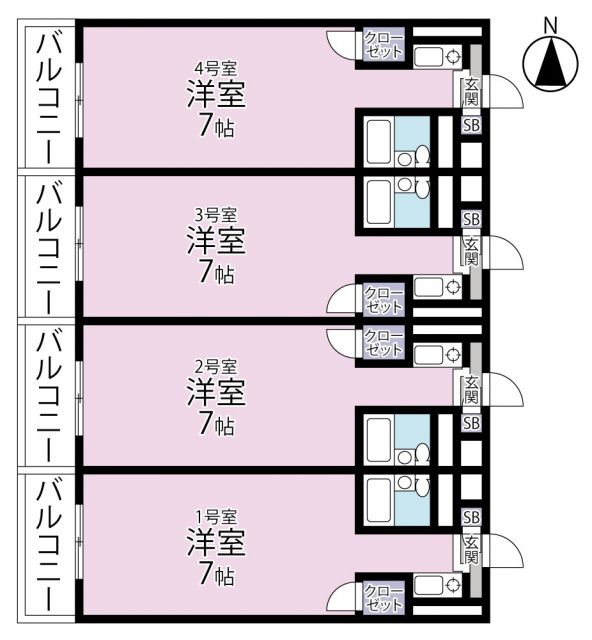 ＭＡＣ所沢ビルの間取り