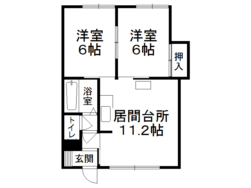 コーポ　圭の間取り