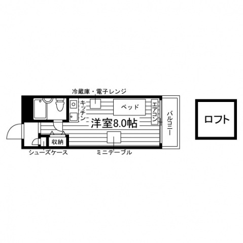 グランデ西京極の間取り