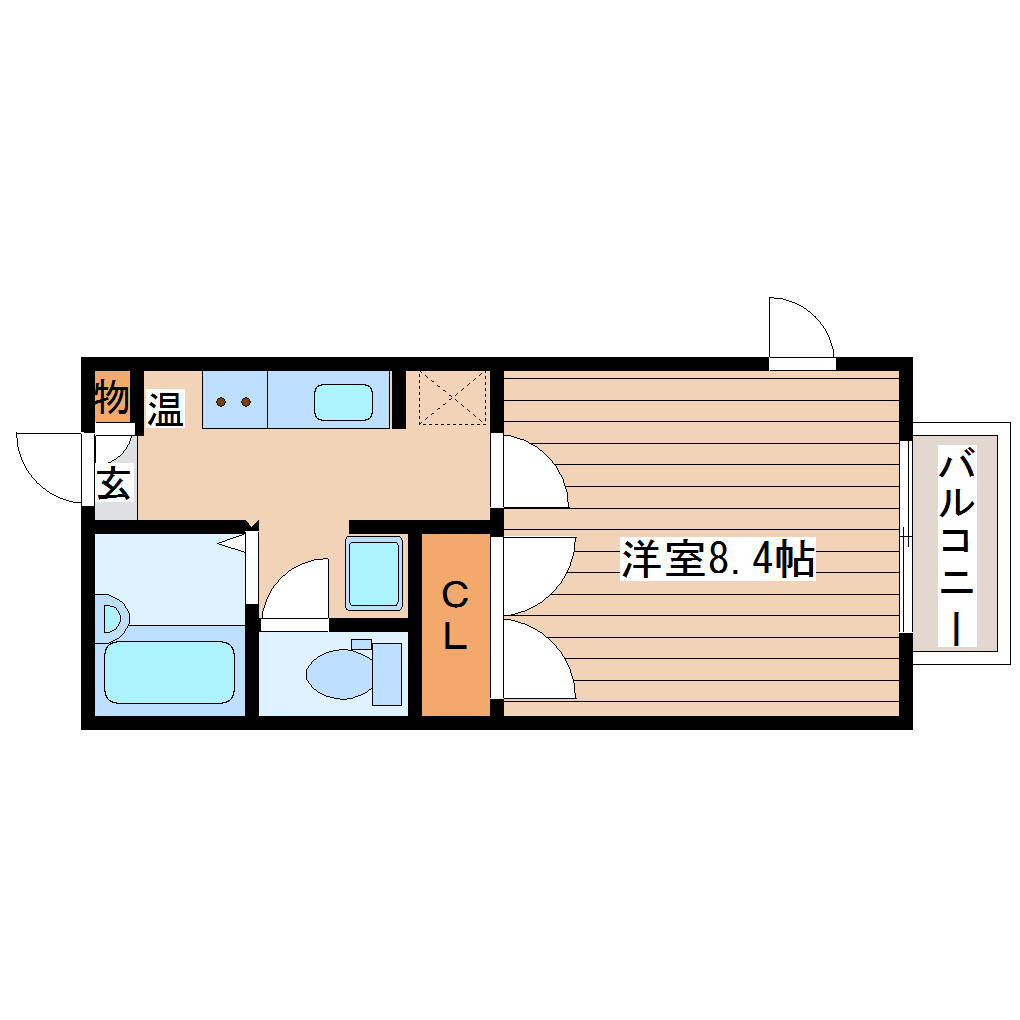 パインフラッツの間取り