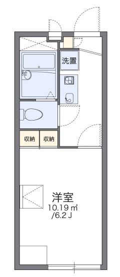 世田谷区桜上水のアパートの間取り