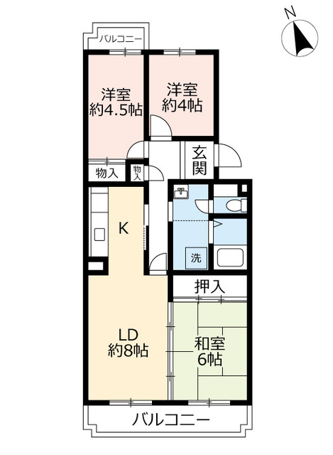 ＵＲ徳重の間取り