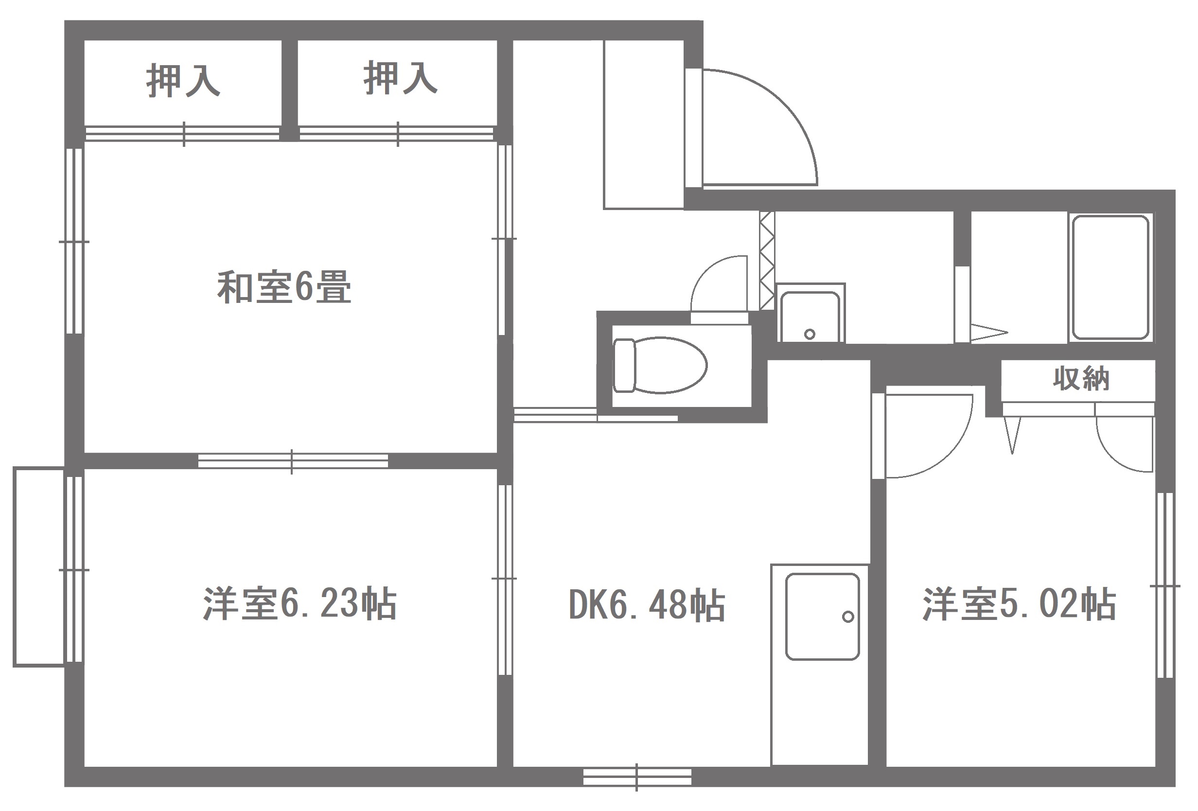 コーポレーション須屋の間取り