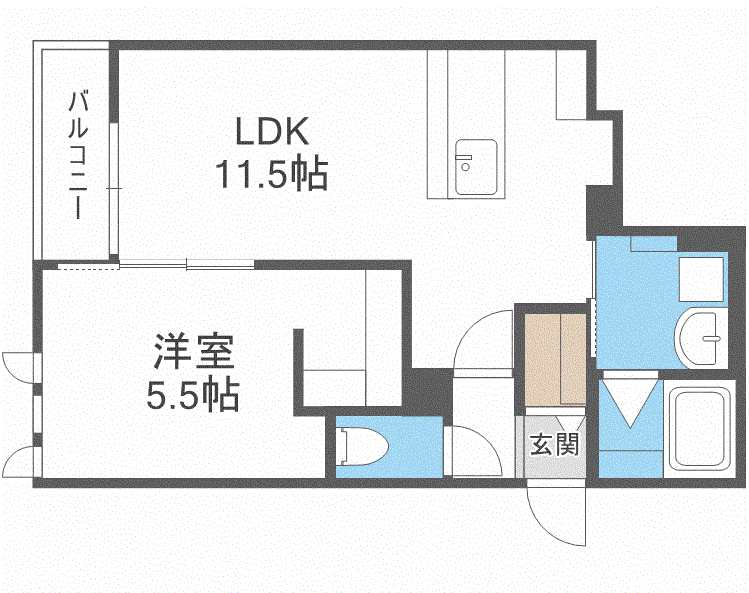 Ｌｅ　Ｆｅｌｉｃｉａｓ泉町の間取り