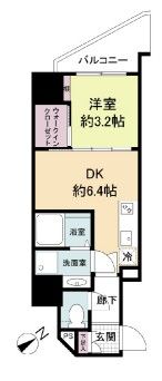 セレニテ難波ミラク参番館の間取り