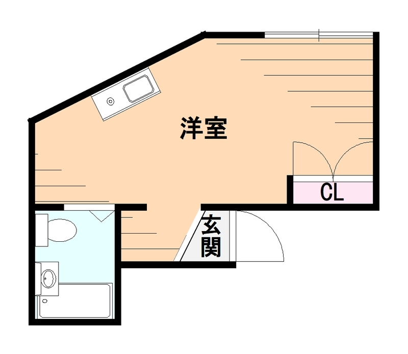 【サングリエ所沢の間取り】